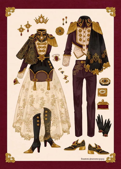 漫畫(huà) 服飾 設(shè)計(jì) 參考 系列